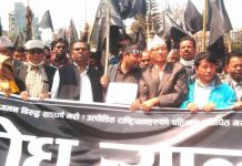 सरकार विरूद्ध काठमाडौ पनि तात्याे, कालाे झन्डा फहरायाे (फाेटाे फिचर)