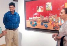 जनकपुर–जयनगर रेल्बे सम्बन्धी पेन्टिङ्ग दिल्लीमा प्रदर्शन