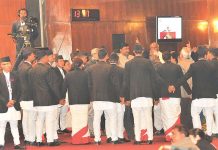 मोर्चाद्वारा आज पनि संसद बहिस्कार