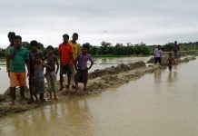 डुबानमा परेको सप्तरीको तस्बिरहरु