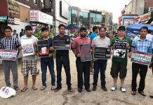 विश्वभरीका मधेशी–थारुले गरे संविधानको विरोध