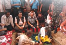 जनकपुर–भिठ्ठामोड सडकखण्ड मन्त्रीले गरे शिलान्यास