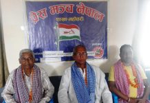 प्रेस मन्चद्वारा चार पत्रकार सम्मानित