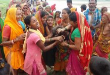 सप्तरीको खाँडो खोलामा आएको बाढीले पुरिएर एकको मृत्यु
