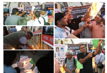 बीरगंजमा यसरी जलाइयो संविधान