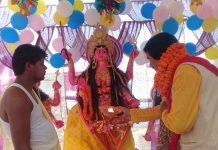 धनुषामा डॉ सीके राउतद्वारा सन्तोषी मेलाको उदघाटन