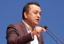 प्रधानमन्त्री केपी शर्मा ओलीबाटै राष्ट्रिय सुरक्षामा खतरा ; गगन थापा