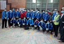 नेपाली फुटबल टोली बंगलादेश प्रस्थान