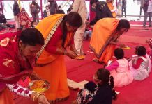 जनकपुरधाममा अलौकिक कन्या पुजन सम्पन