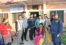 जनकपुरधामका युवाहरु द्वारा वृद्ध महिलाको उद्धार