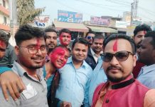 जनकपुरधाममा नेपाल कम्युनिष्ट पार्टी द्वारा निकालियो विजय जुलुस