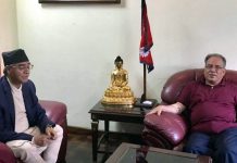 प्रधानमन्त्री देउवा र नेताहरुसँग प्रचण्डको भेटवार्ता