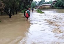 खोलाको बाँध भत्काएर नौ सय परिवार डुबानमा