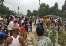 कुर्थाका स्थानीयहरुले गरे विरोध प्रदर्शन