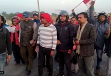 किसान आन्दोलनः महोत्तरी बर्दिबासमा चक्काजाम, आन्दोलन समिति गठन